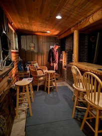 Covered outdoor patio.