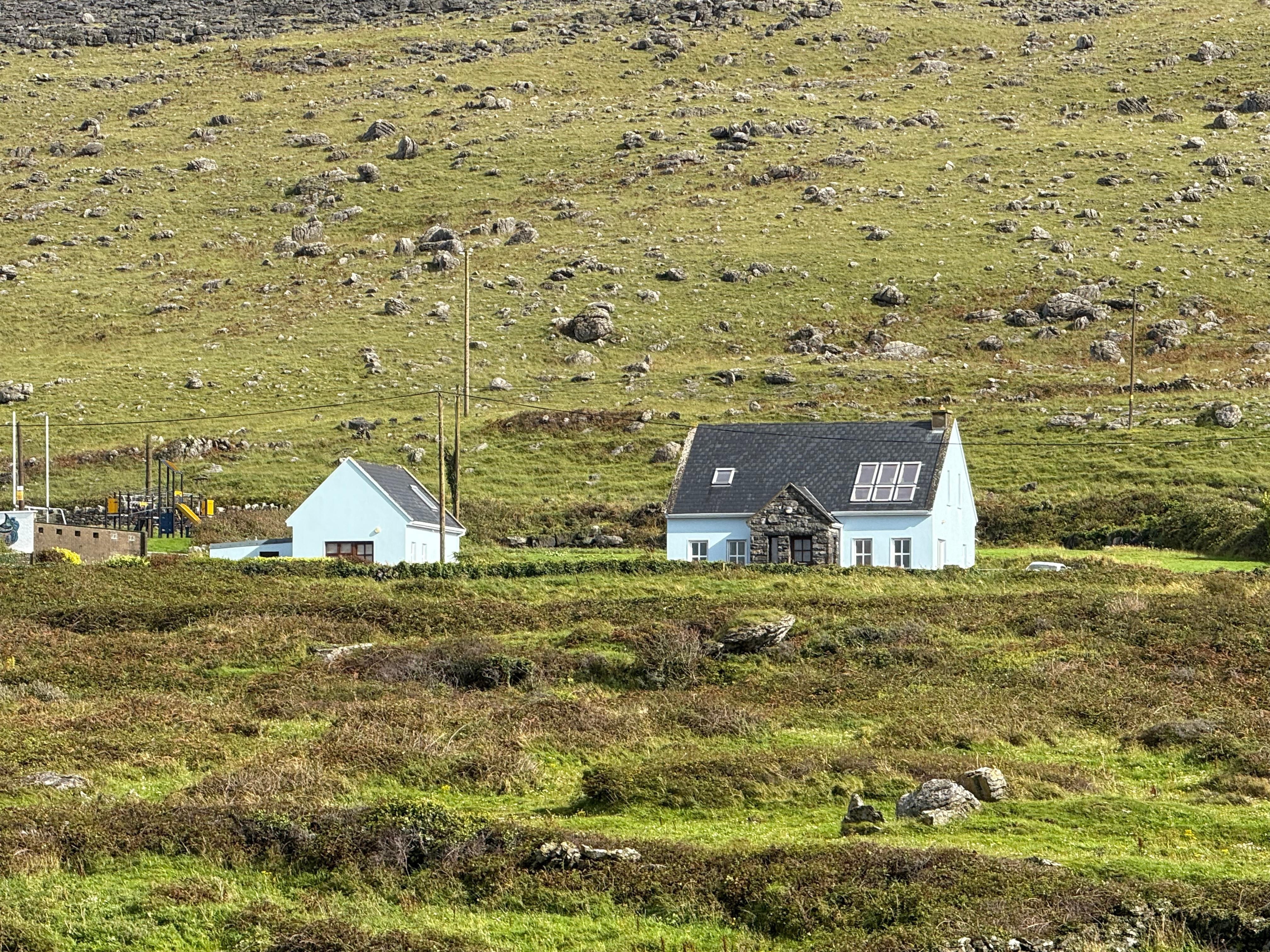 View of the cottage from Fanore Beach