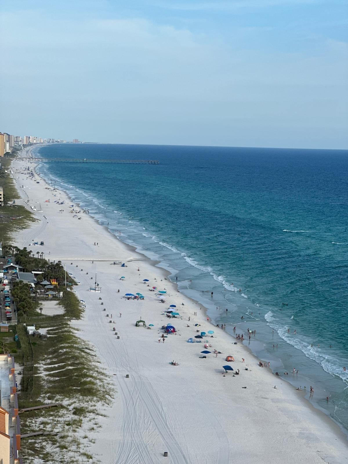 views from the balcony 