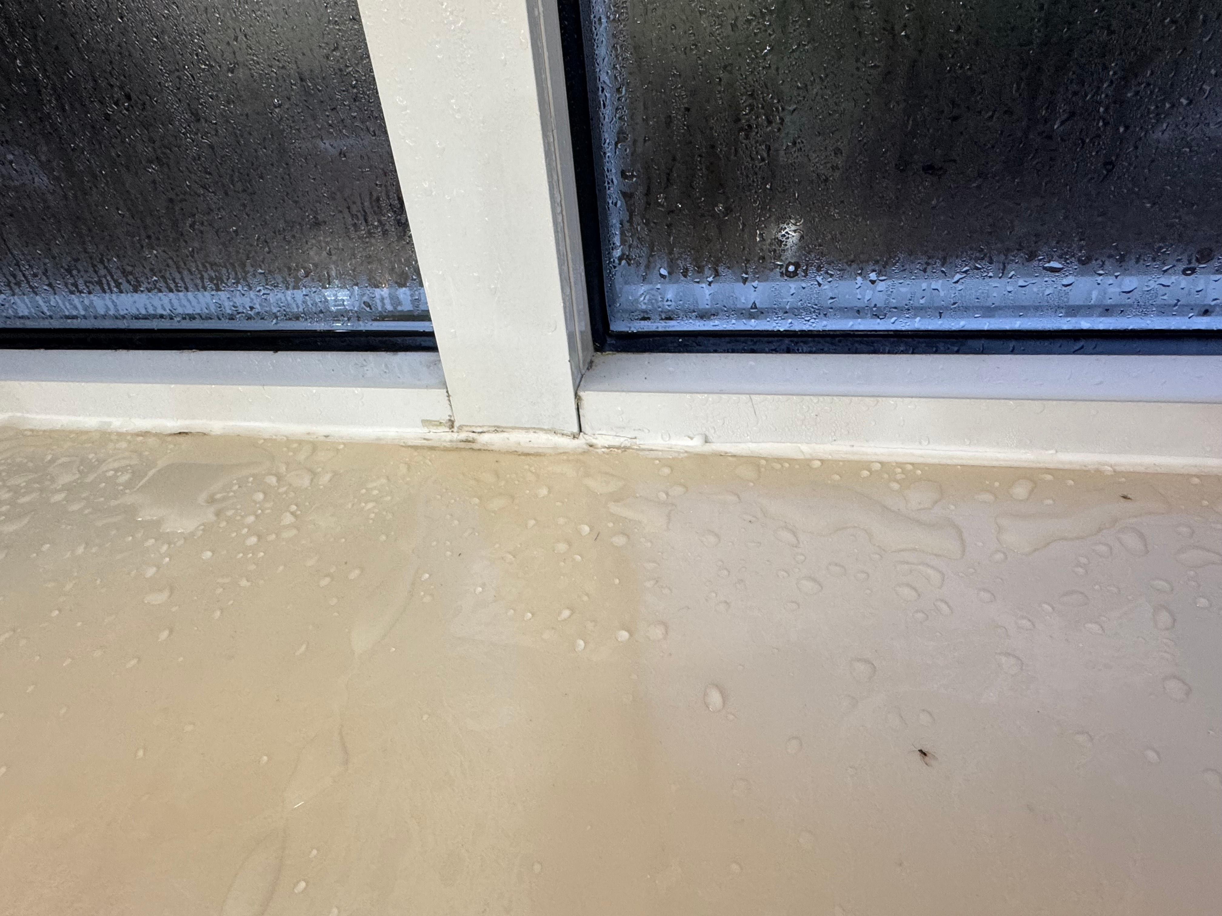 Windows were all leaking