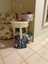 Christmas gifts inside