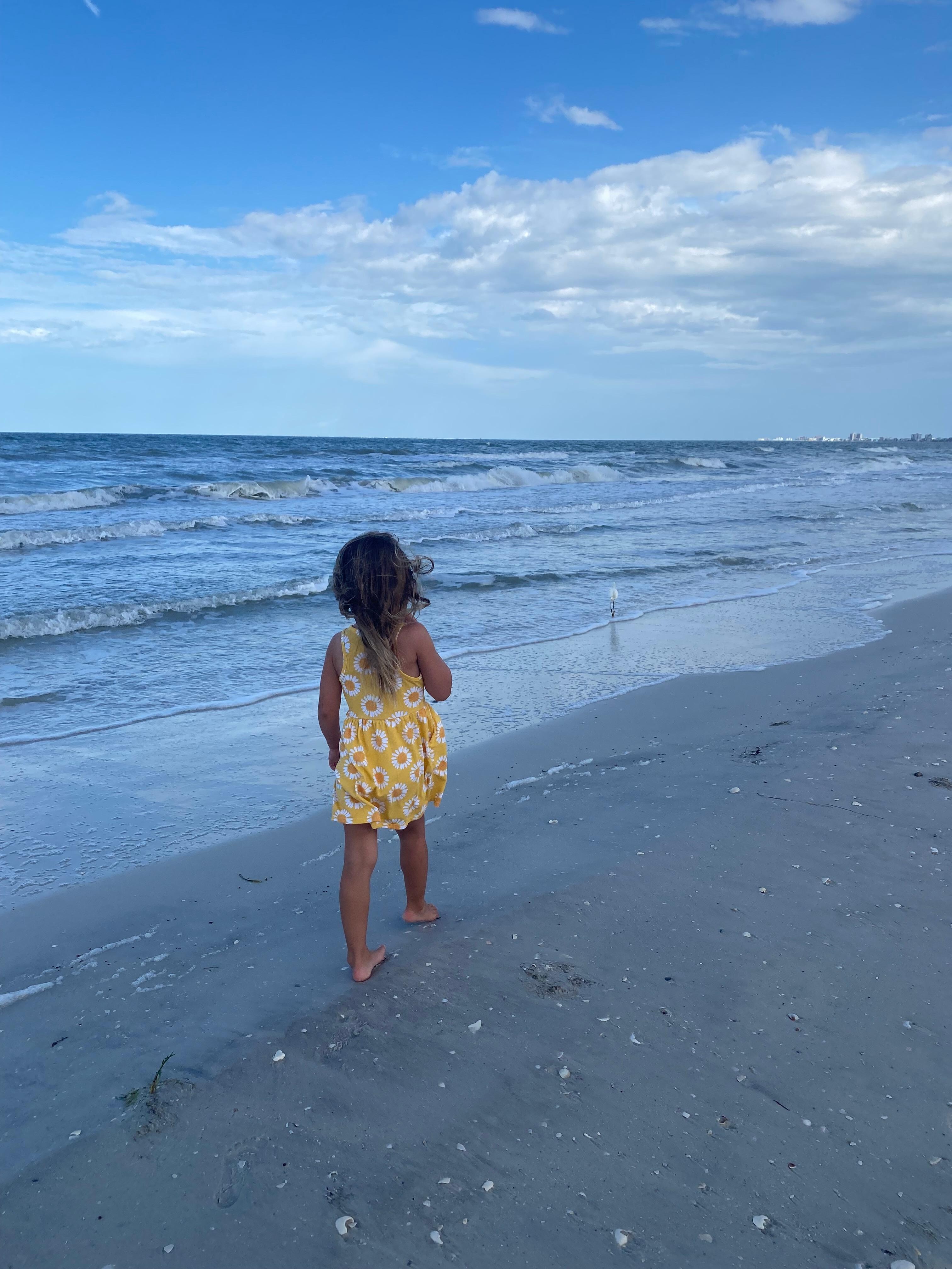 Spent lots of hours walking the beach