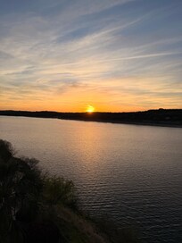 Sunset from balcony.
