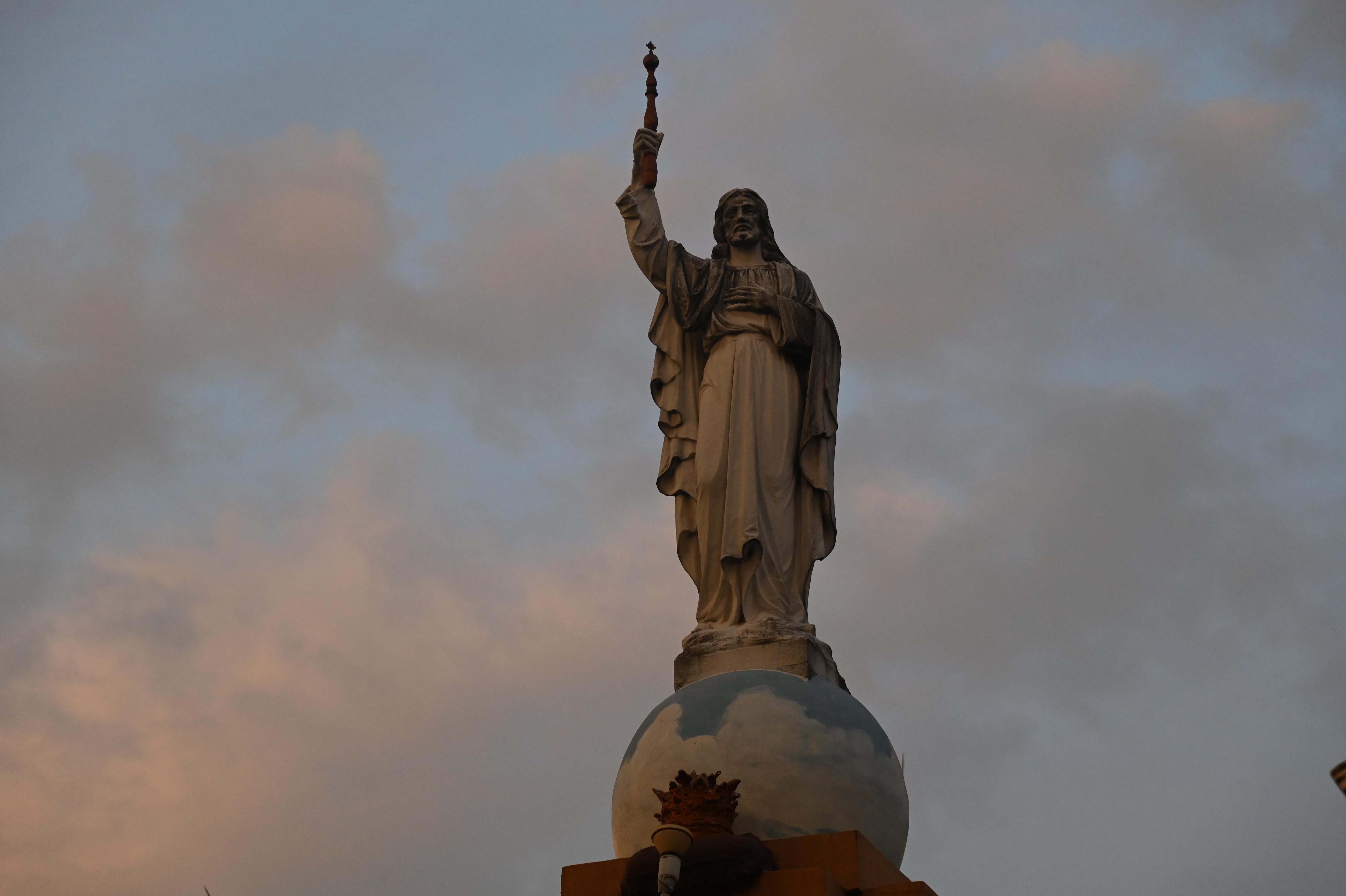 Christ in the Basilica Courtyard