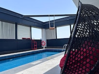 Rooftop pool