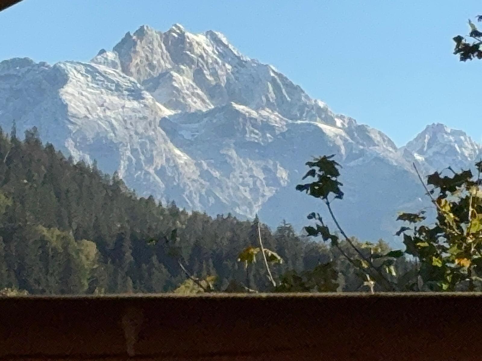 Ausblick von der Terrasse ❤️