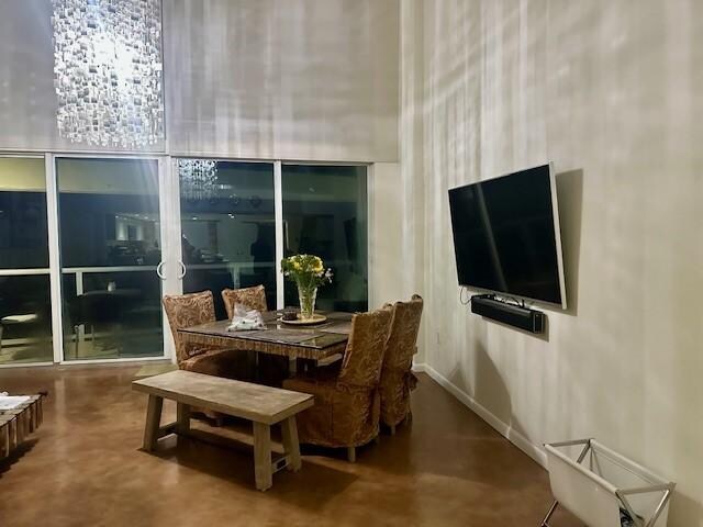 living/dining area