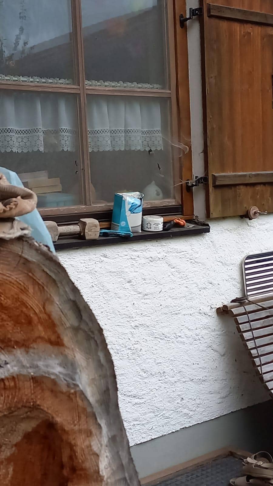 So sahen alle Fenster im Untergeschoss aus