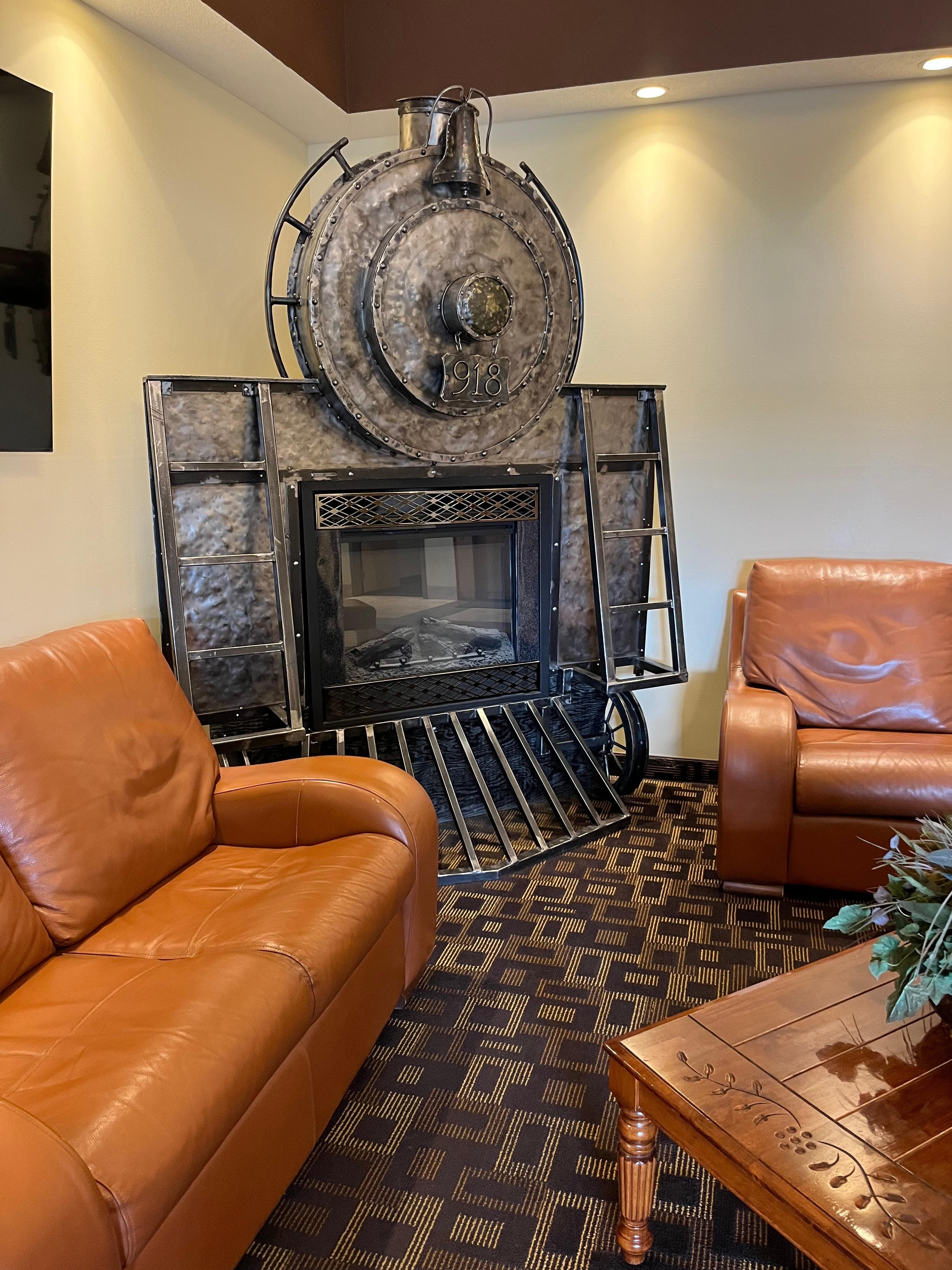 Comfortable and cute lobby. 
