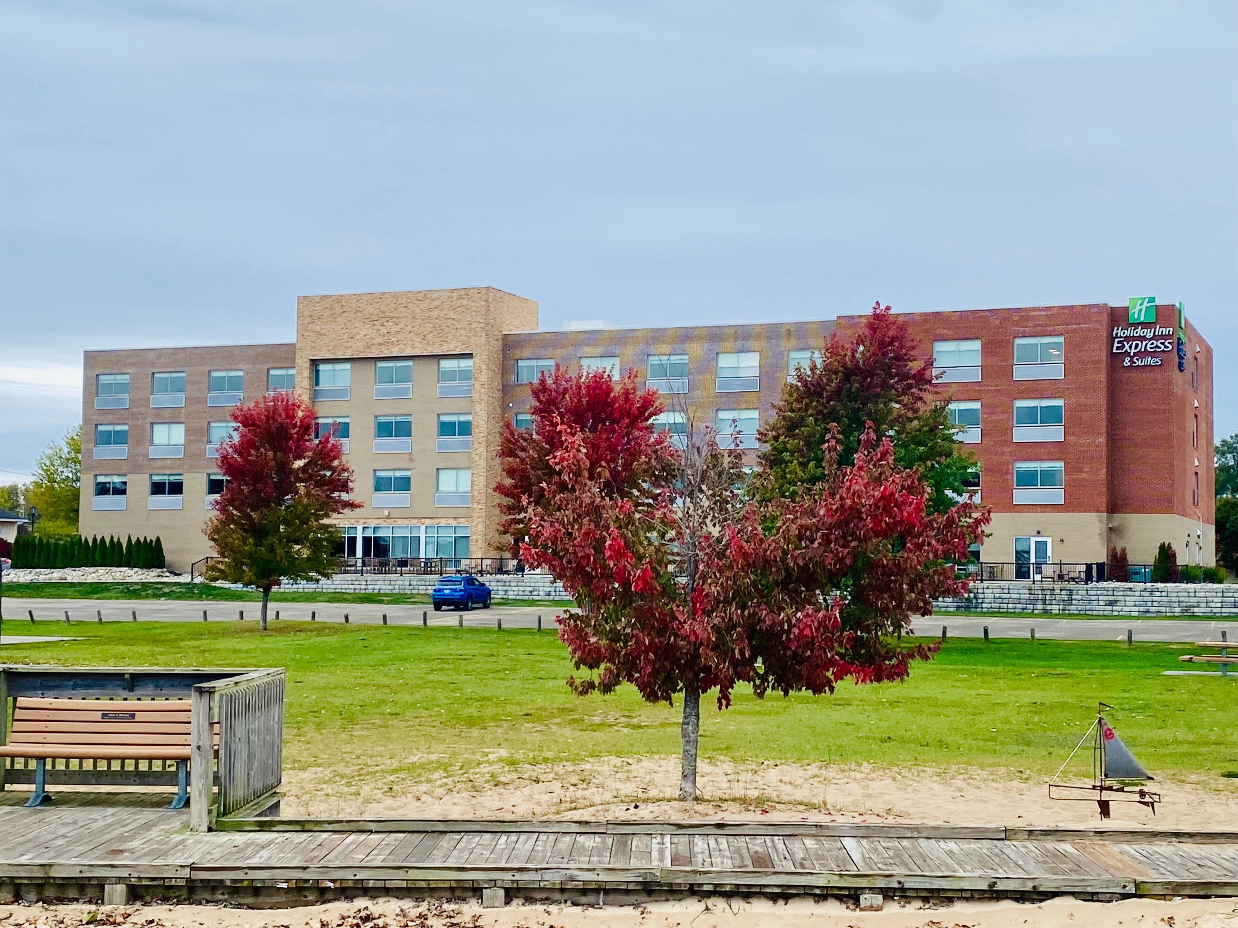 This is the view of the hotel on the water/beach side.  