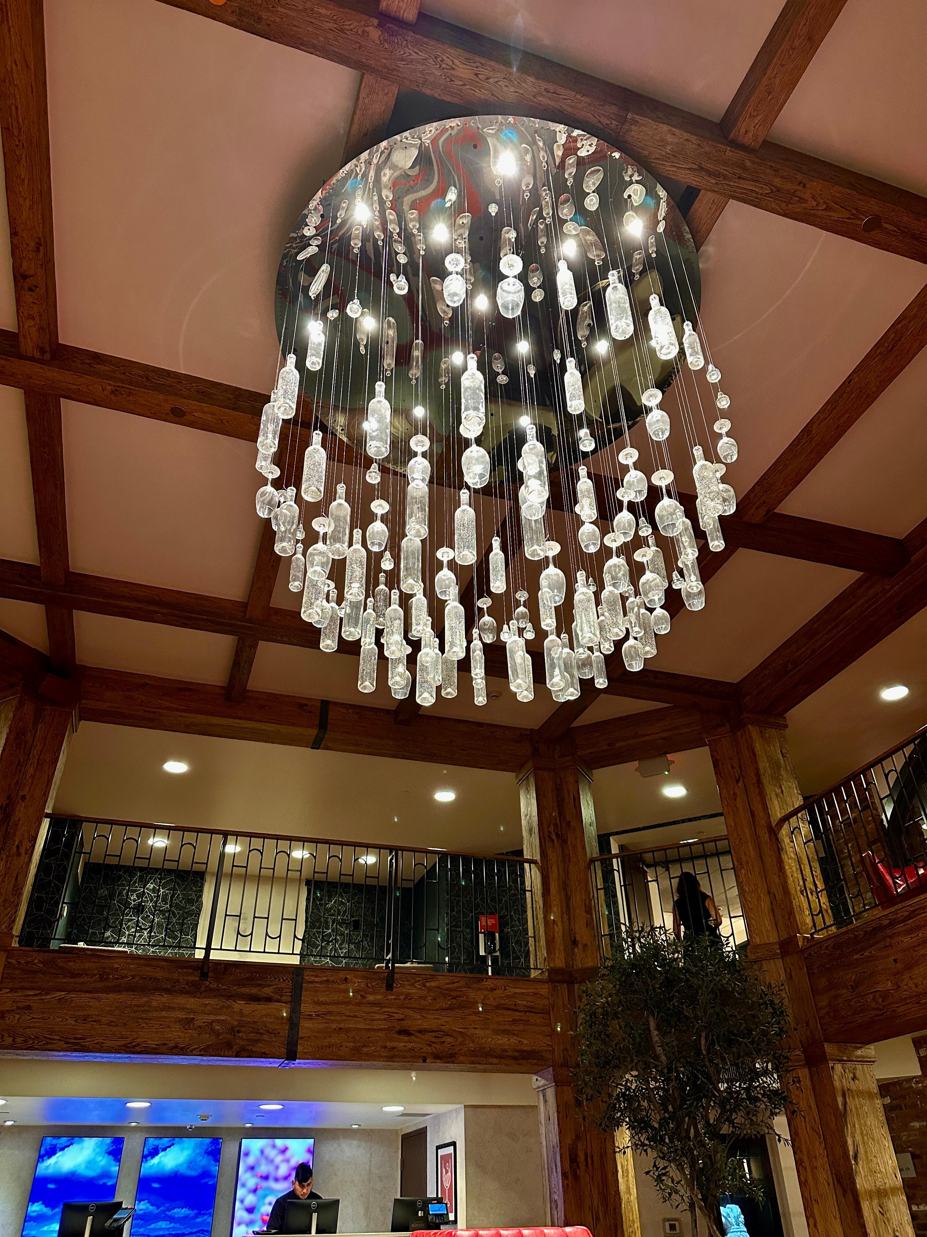 Main lobby chandelier