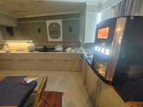 Breakfast building, mould in ceiling