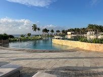 Infinity pool area