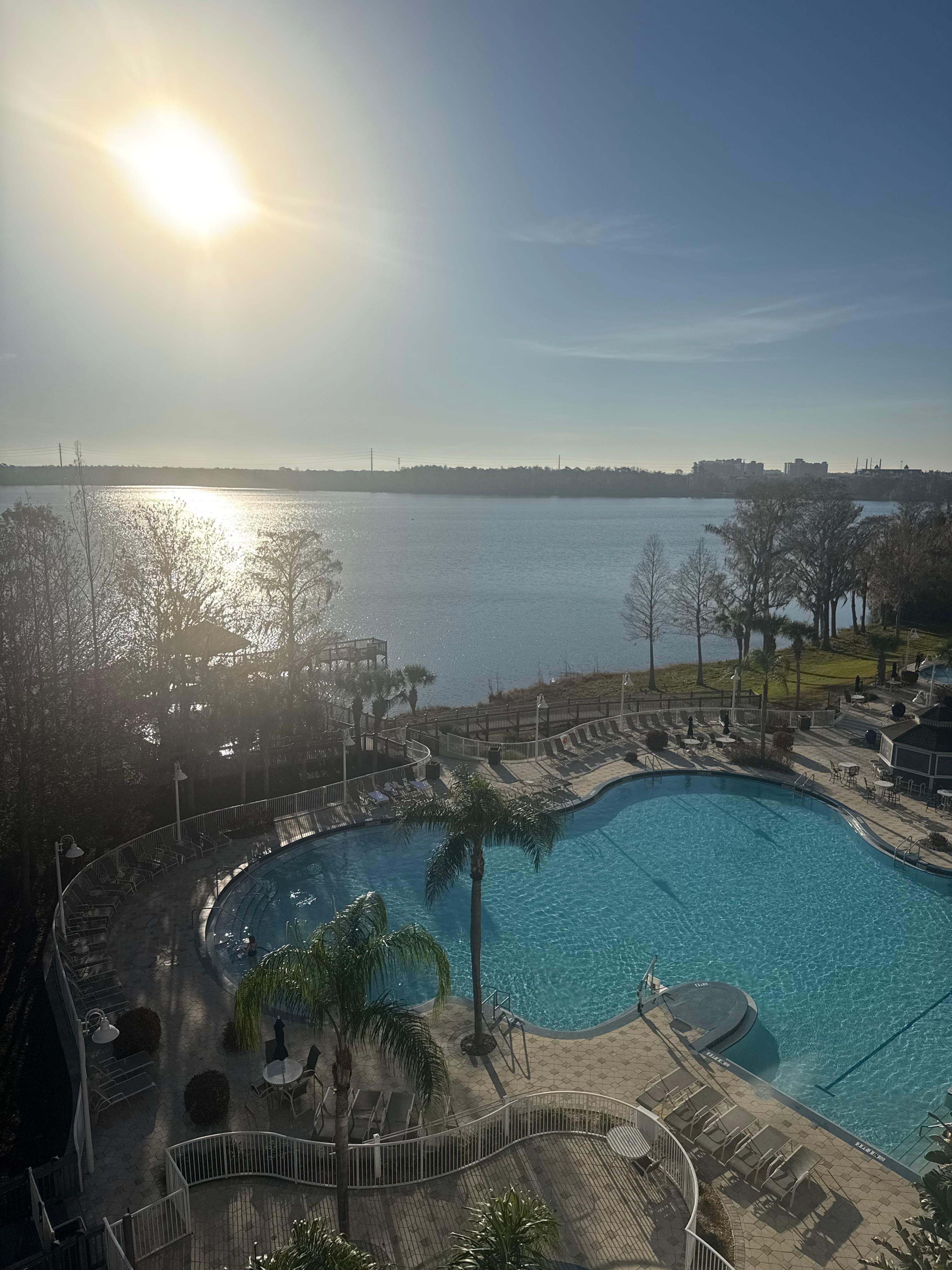 Morning view from my balcony. 