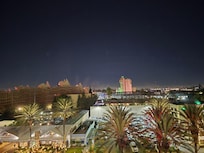 View from our room. We could see the fireworks!