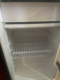 The refrigerator was full of mold. Mold like that takes time to grow. Why unplug a refrigerator ever in a hotel.