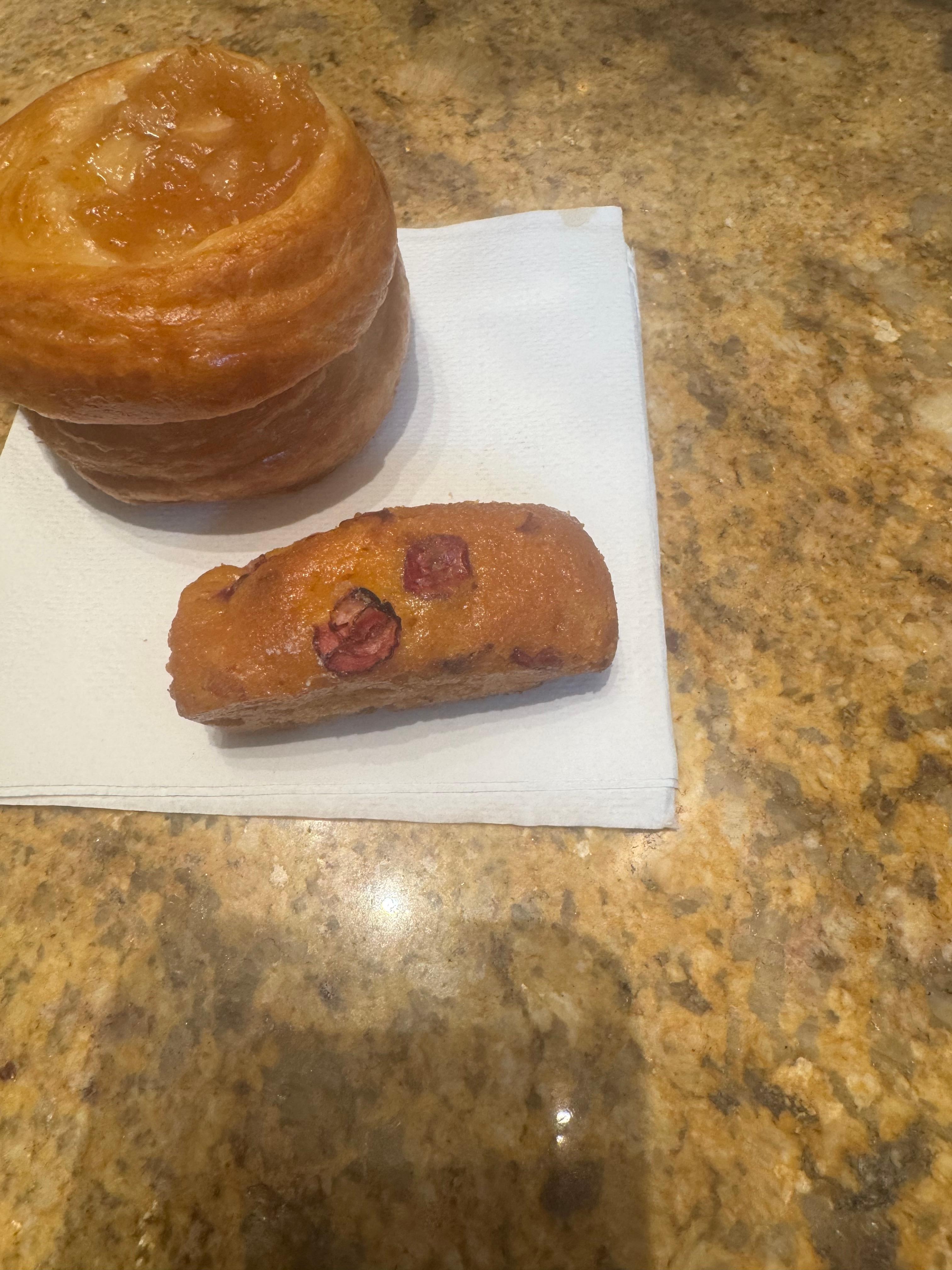 Free morning pastries. 