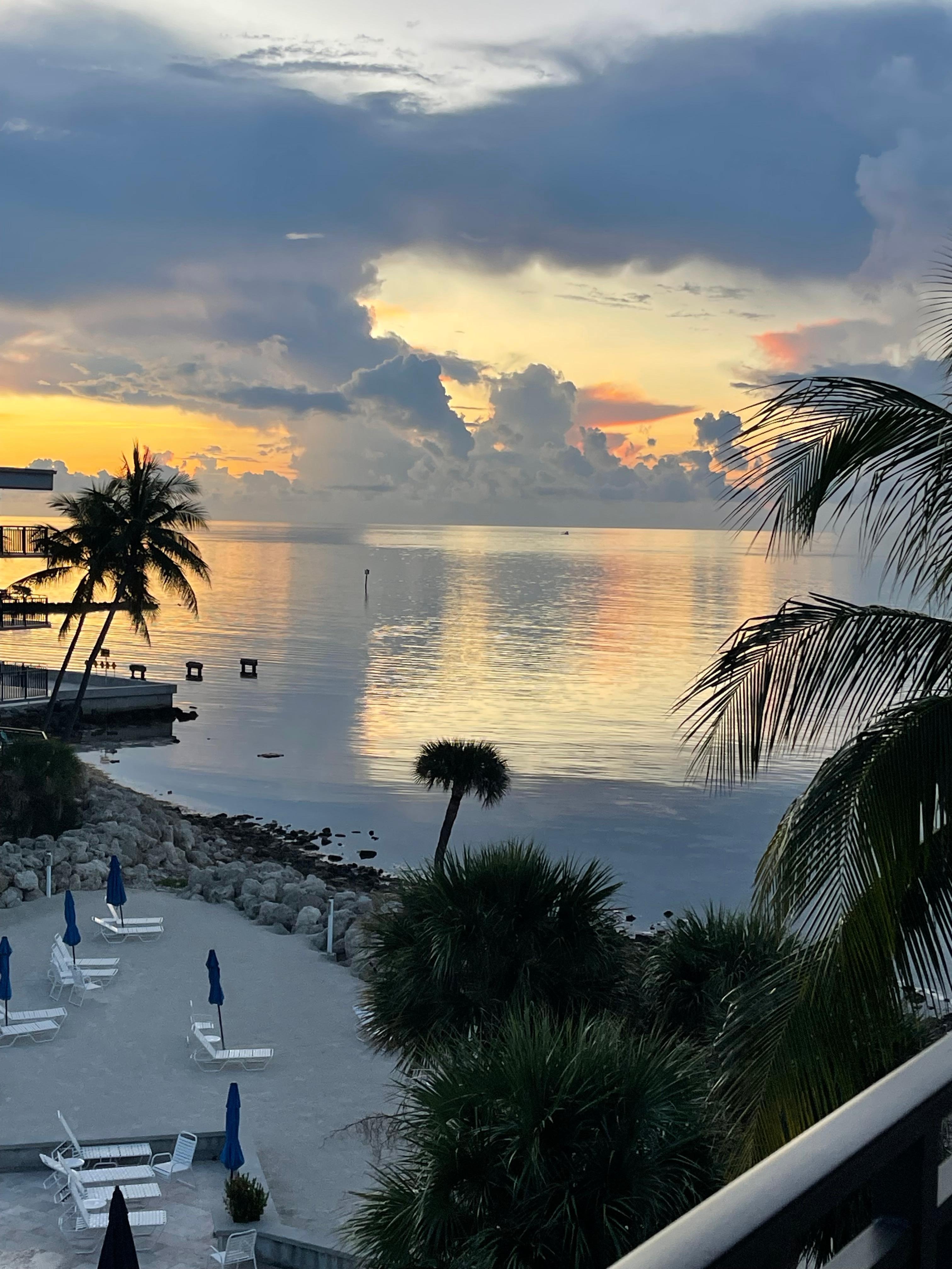 The view from our balcony. 