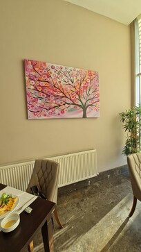 Beautiful pics all around the hotel.