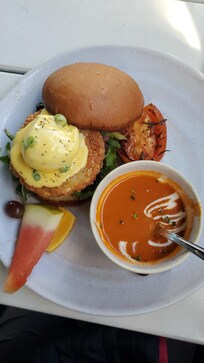 Breakfast at Yolks nearby