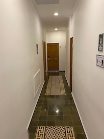 Hotel hall to rooms