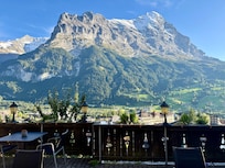 View from common area by breakfast