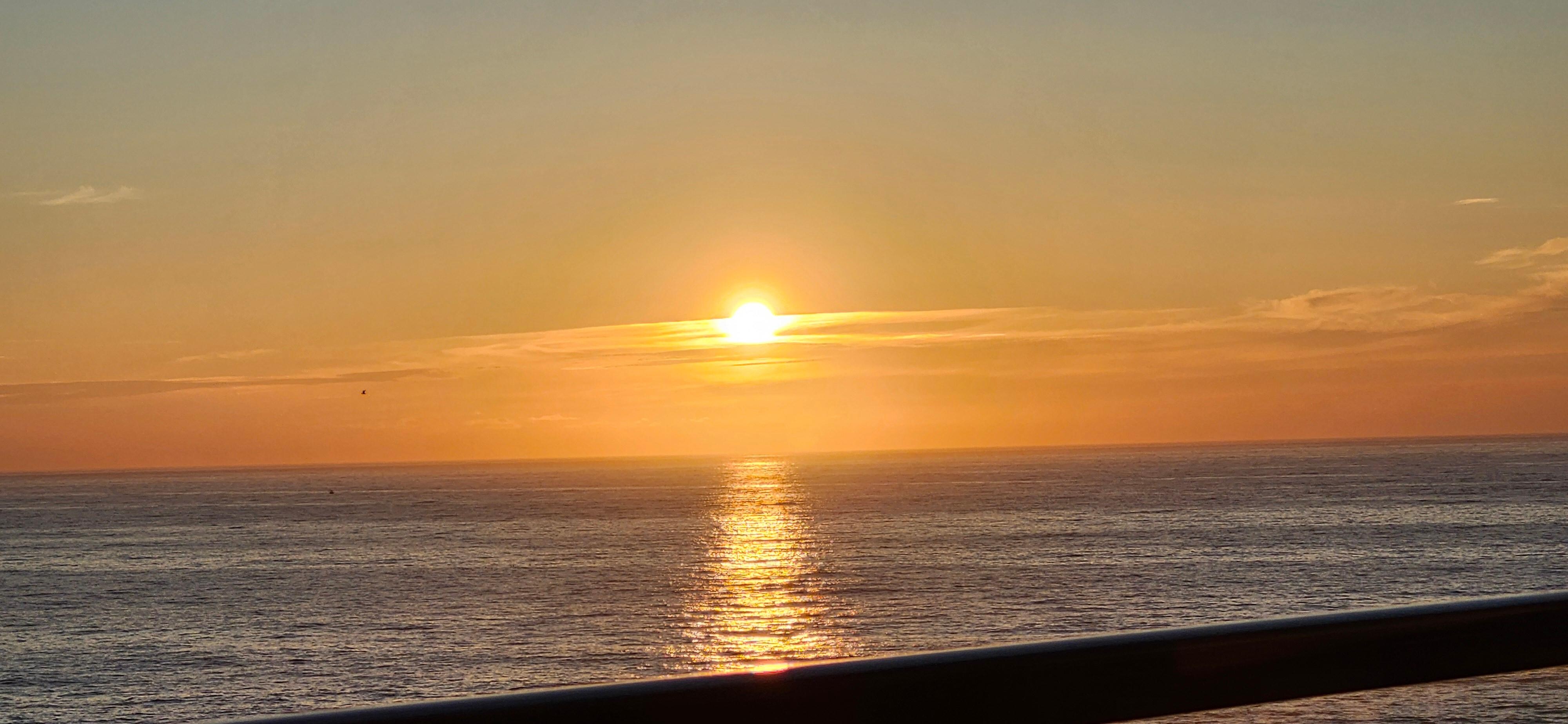 Beautiful sunset taken from balcony