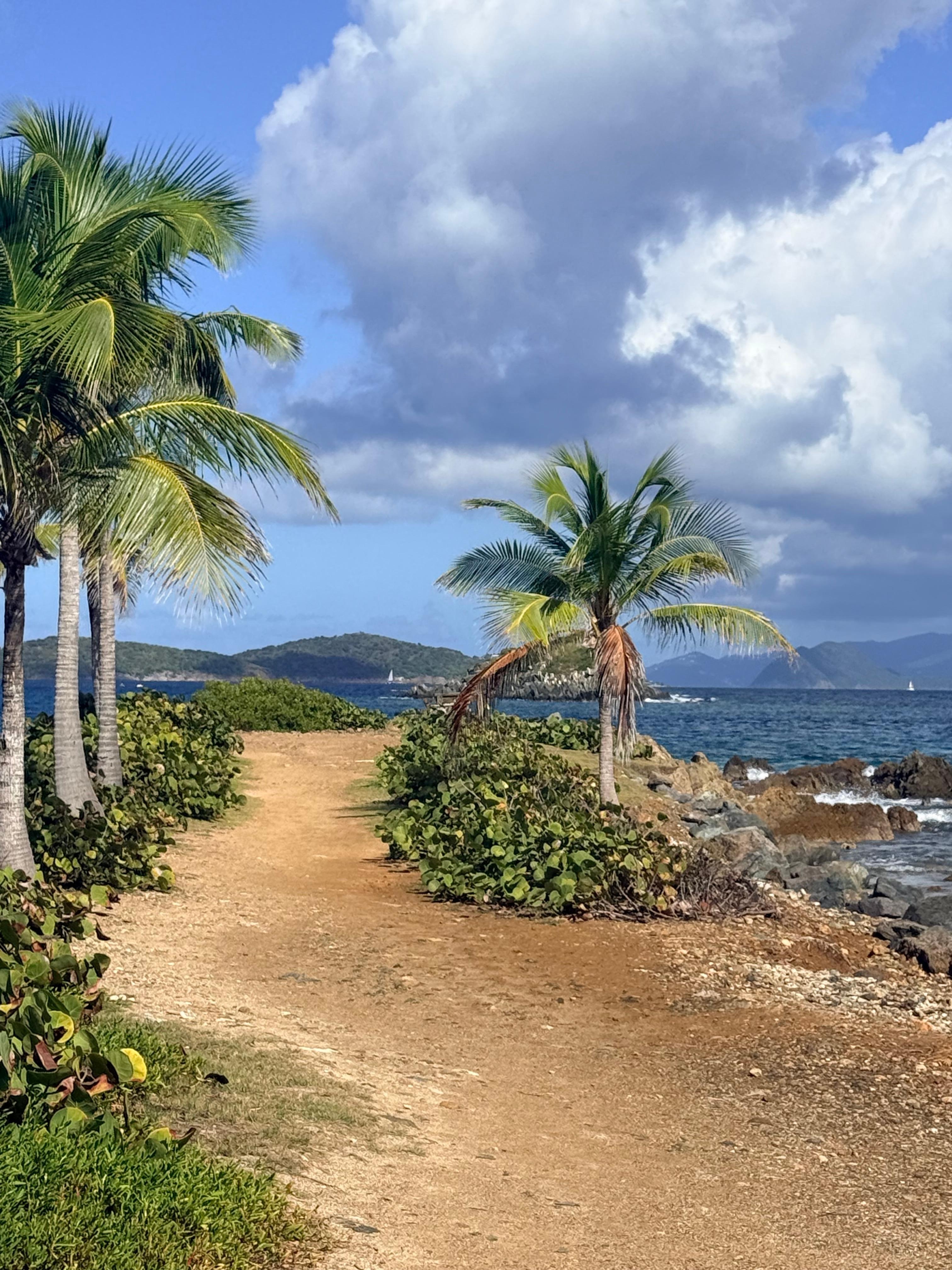 Path from pool to the coast