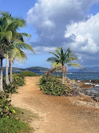 Path from pool to the coast