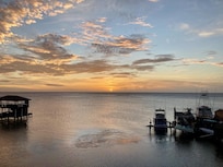 View from the deck on our first evening!