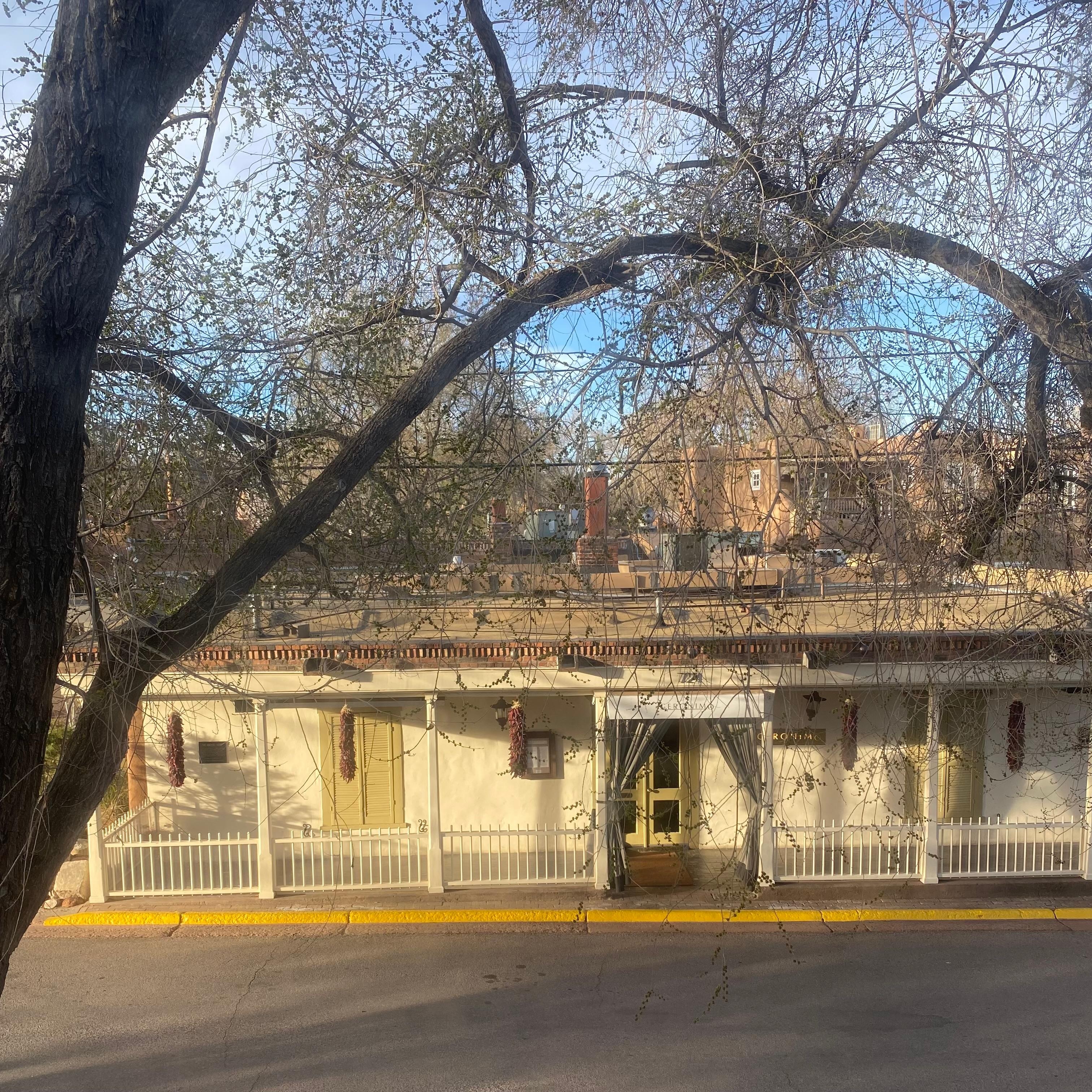View of Geronimo from the bedroom window. 