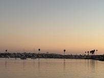 Sunset over the bay.