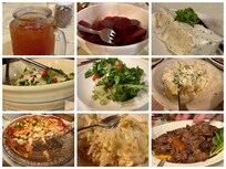 Smokey Shadows family style dining just up the mountain