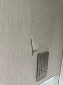this is how holes are repaired, not presentable