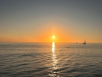 Looking for a fun was to celebrate your last night? Jump on the Double Sunshine boat down in Tin City and sail out of the harbor for the sunset. It's stunning and romantic and beautiful!