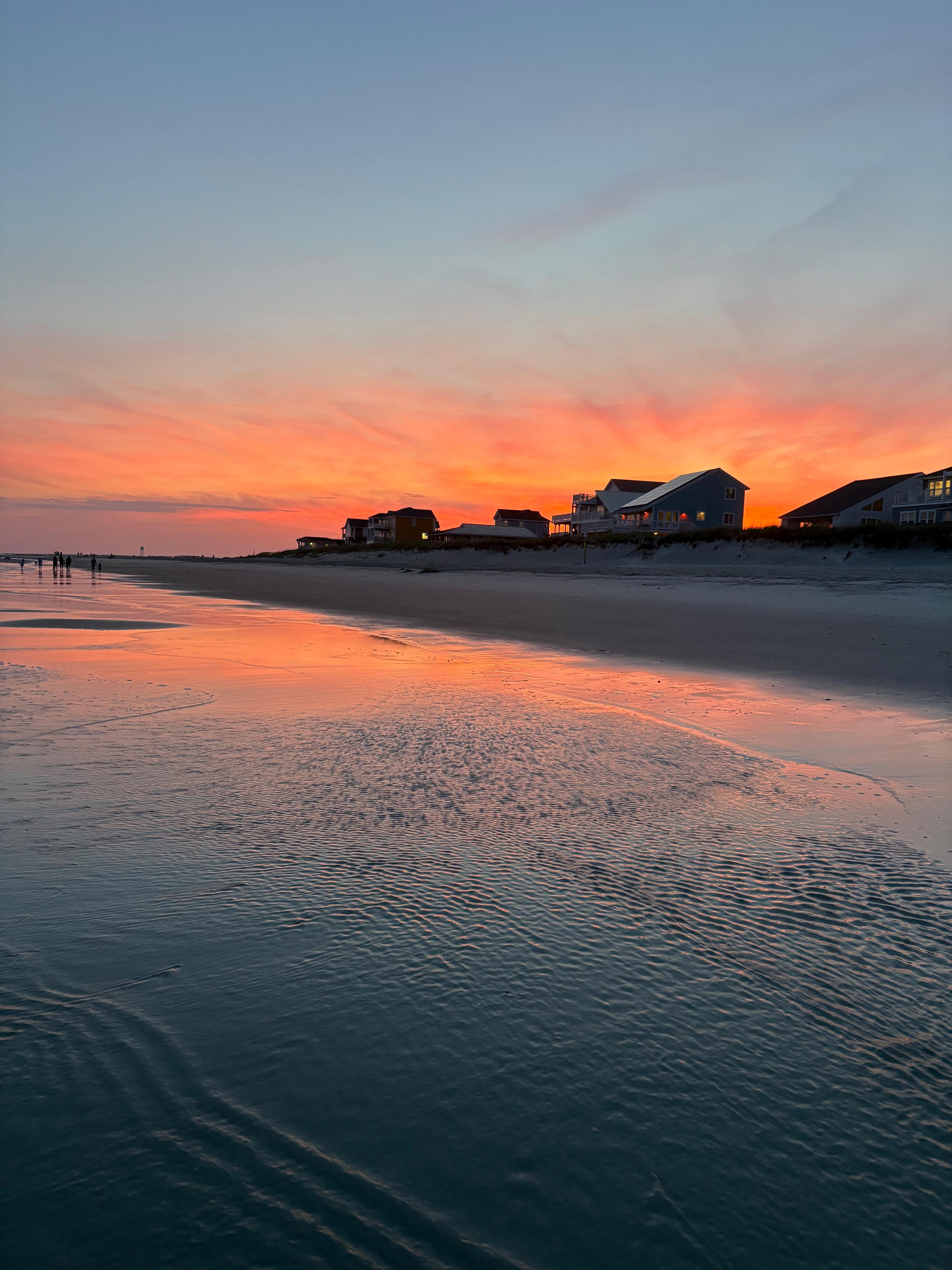 Sunset from the beach