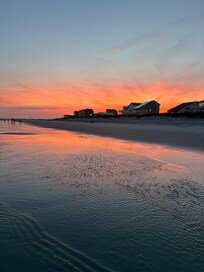 Sunset from the beach