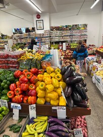 Inside fruit market
