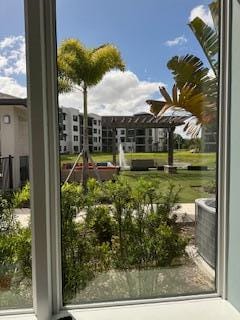 View from yoga studio