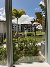 View from yoga studio