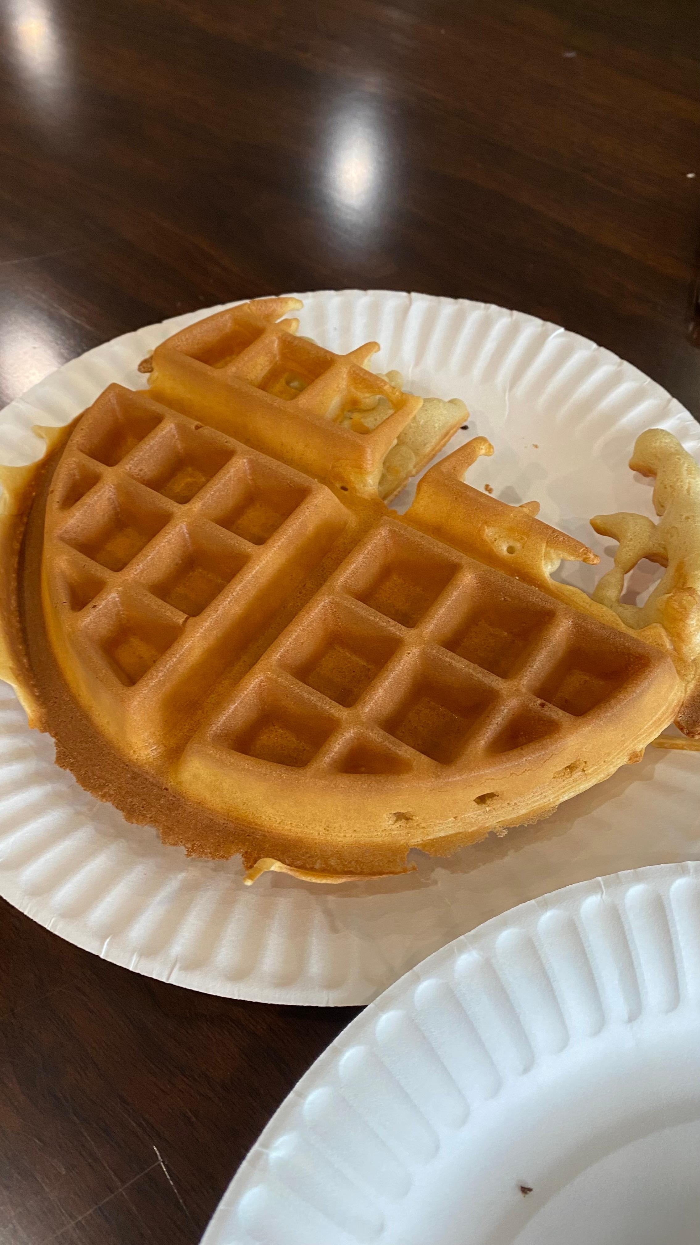 Habia una máquina de Waffles 