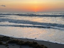 Sunrise from our beach