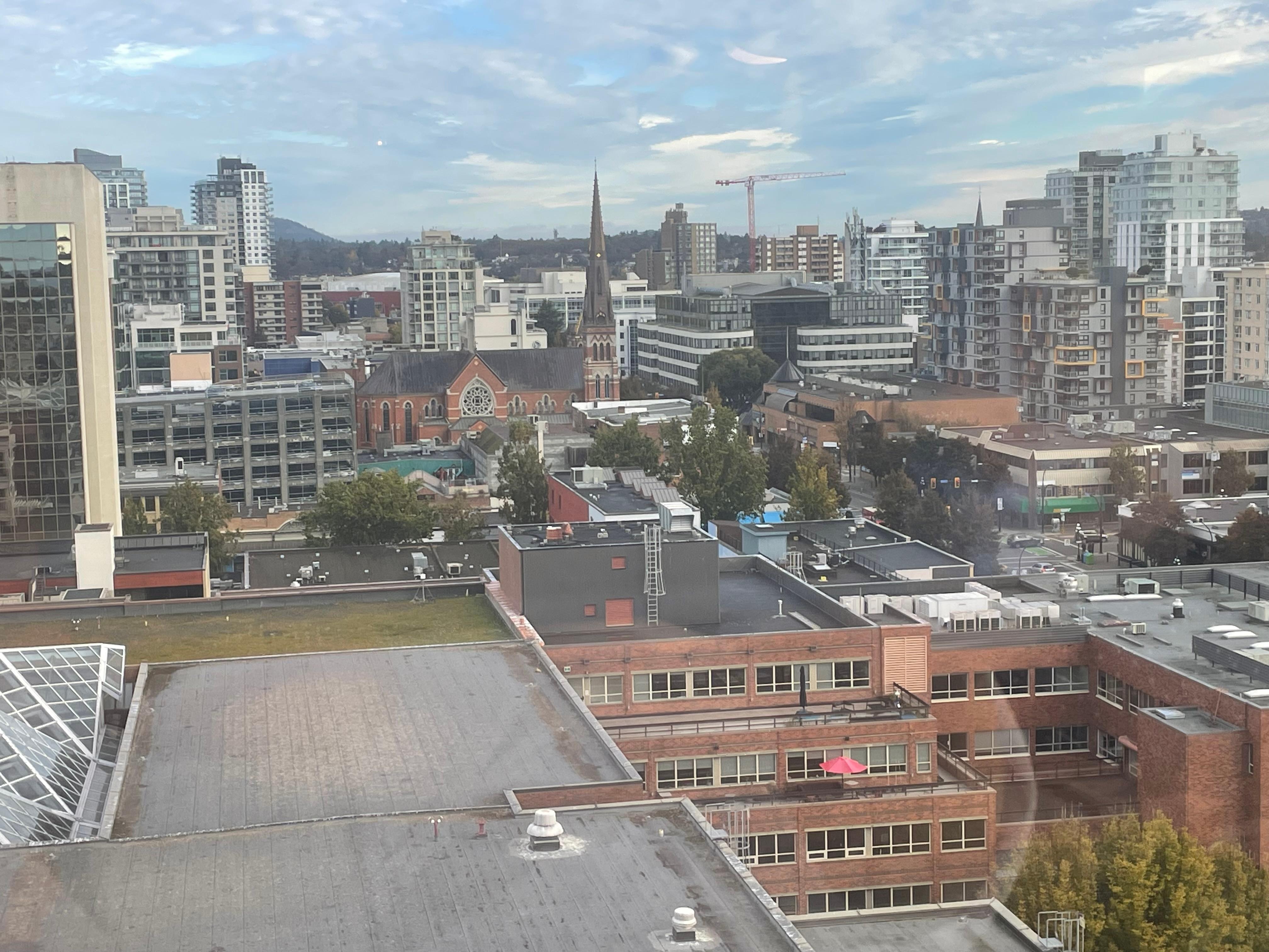 View from the restaurant 