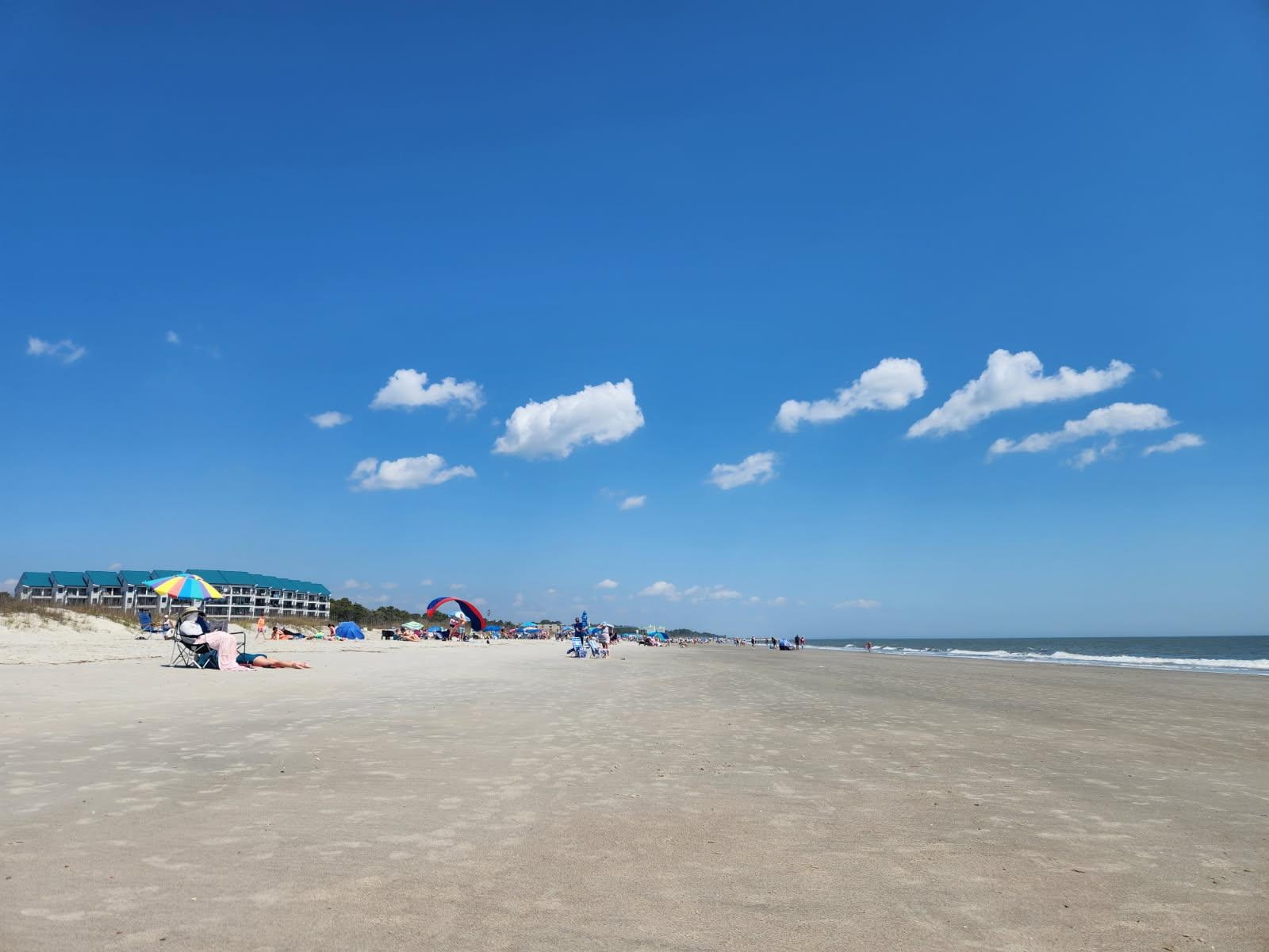 The early morning beach right off of the back of the condo