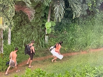 Path to beach next to Sealodge