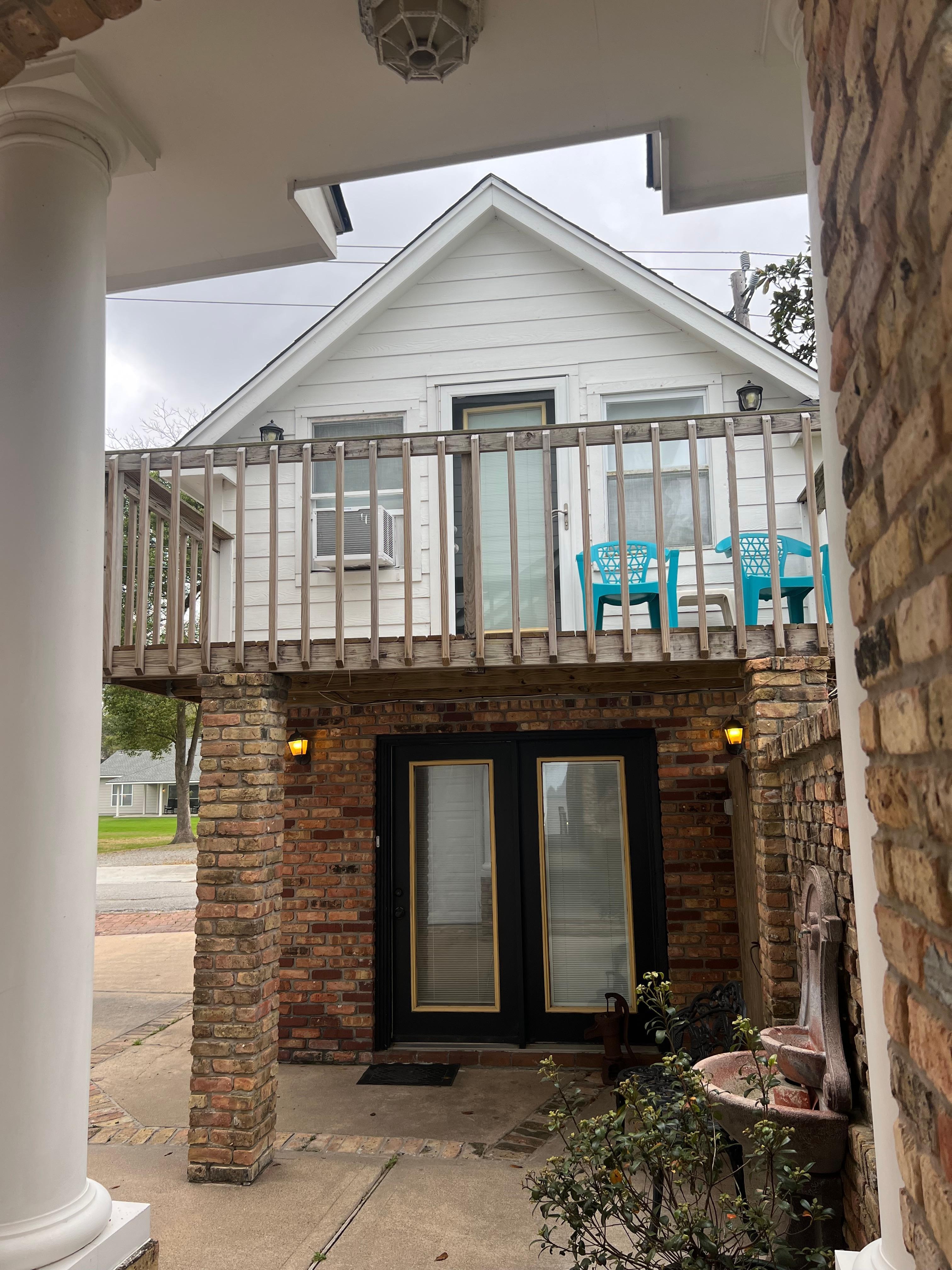 Front of the cottage