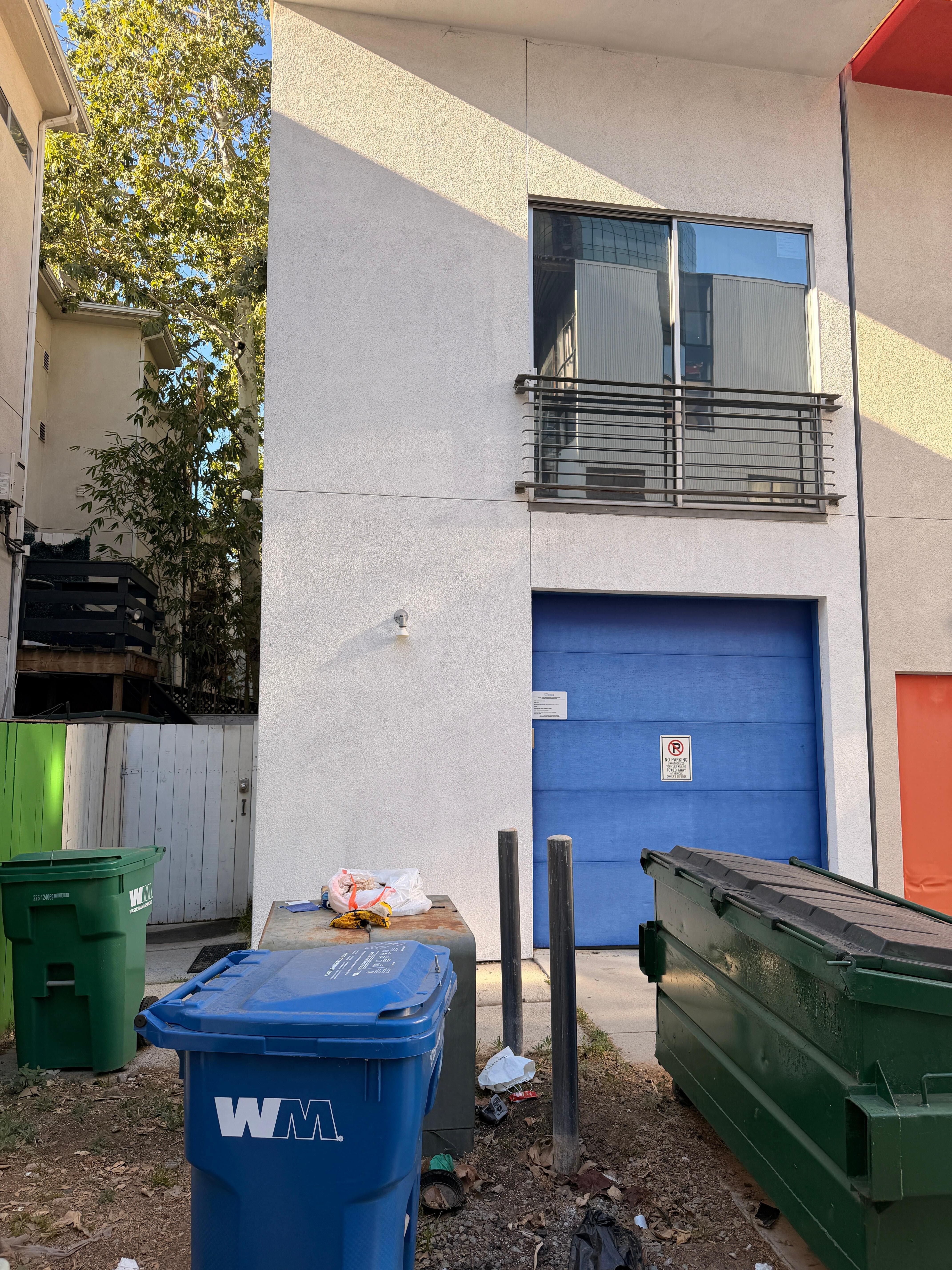 This is the actual view of the entrance. 