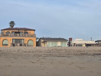 View from the beach looking back at the property!