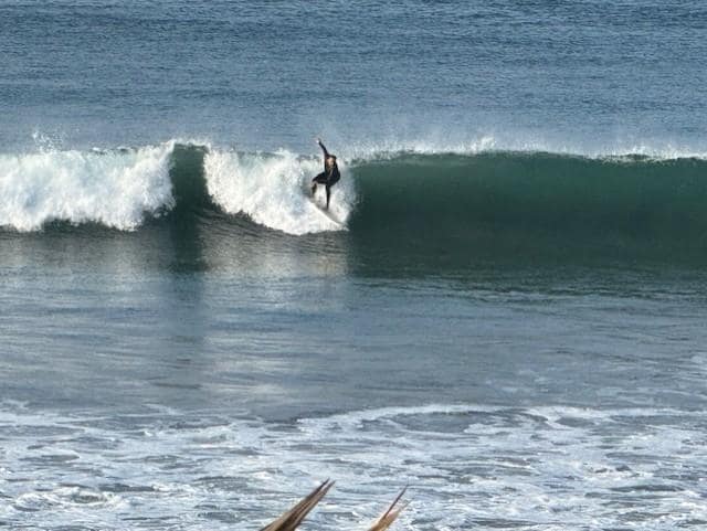 Taken from the deck of the condo. 