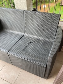 Terrassensitz gebrochen